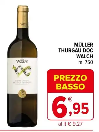 Iperal Müller thurgau doc WALCH offerta