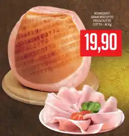 Supermercati Piccolo Rovagnati gran biscotto prosciutto cotto - al kg offerta