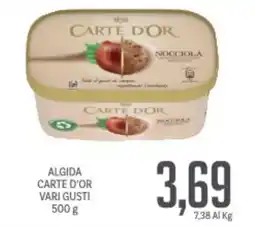 Supermercati Piccolo Algida carte d'or vari gusti offerta