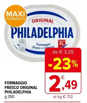 Iperal Formaggio fresco original PHILADELPHIA offerta