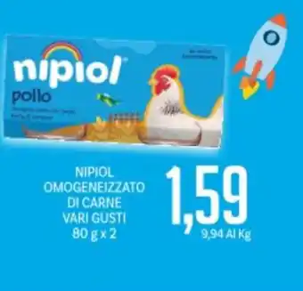 Supermercati Piccolo Nipiol omogeneizzato di carne vari gusti offerta