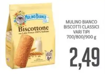 Supermercati Piccolo Mulino bianco biscotti classici vari tipi offerta