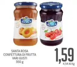 Supermercati Piccolo Santa rosa confettura di frutta vari gusti offerta