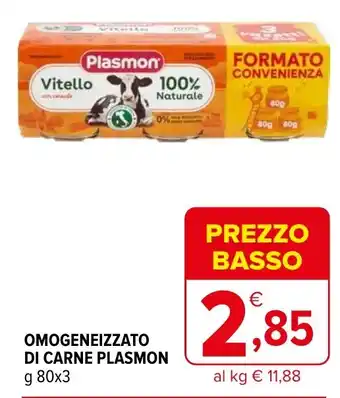 Iperal Omogeneizzato di carne PLASMON offerta