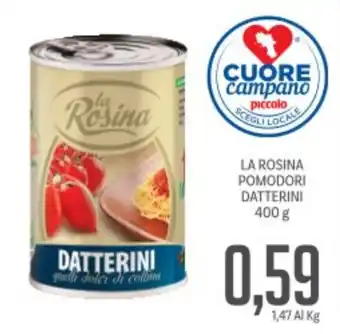 Supermercati Piccolo La rosina pomodori datterini offerta