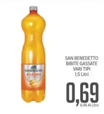 Supermercati Piccolo San benedetto bibite gassate vari tipi offerta