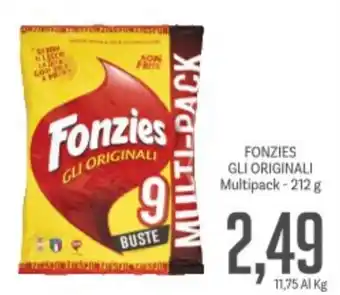 Supermercati Piccolo Fonzies gli originali multipack offerta