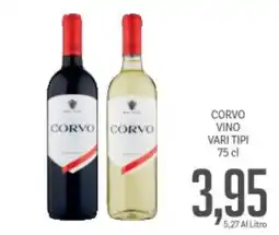 Supermercati Piccolo Corvo vino vari tipi offerta