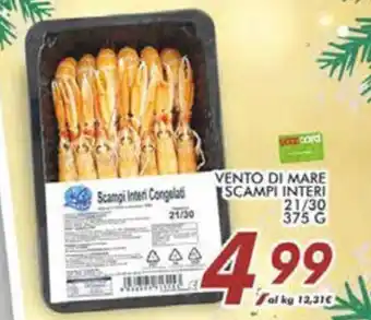 Coop Master Alleanza 3.0 Vento di mare scampi interi 21/30 offerta