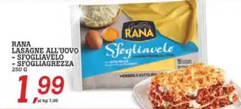 Coop Master Alleanza 3.0 Rana lasagne all'uovo - sfogliavelo – sfogliagrezza offerta