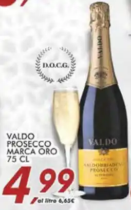 Coop Master Alleanza 3.0 Valdo prosecco marca oro offerta