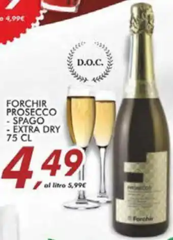 Coop Master Alleanza 3.0 Forchir prosecco - spago - extra dry offerta