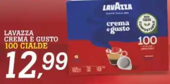 Coop Master Alleanza 3.0 Lavazza crema e gusto 100 cialde offerta