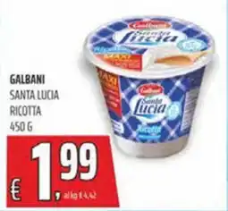 Coop Master Alleanza 3.0 Galbani santa lucia ricotta offerta