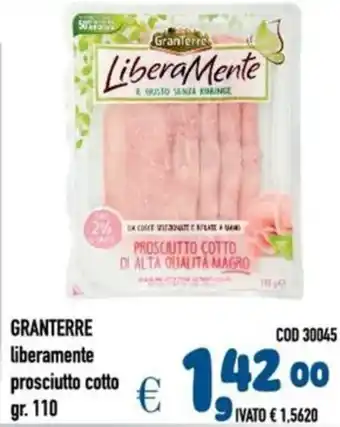 Del Prete Distribuzioni GRANTERRE liberamente prosciutto cotto offerta