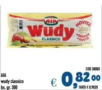 Del Prete Distribuzioni Aia wudy classico bs. offerta