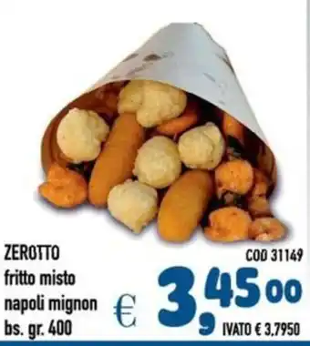 Del Prete Distribuzioni Zerotto fritto misto napoli mignon bs. offerta