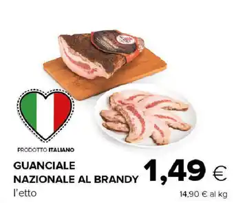 Oasi Guanciale nazionale al brandy offerta