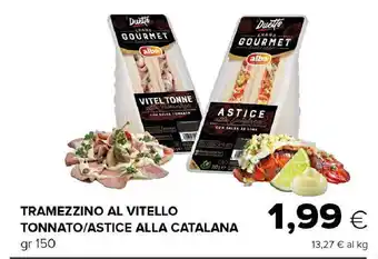 Oasi Tramezzino al vitello tonnato/astice alla catalana offerta