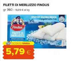 Oasi Filetti di merluzzo FINDUS offerta