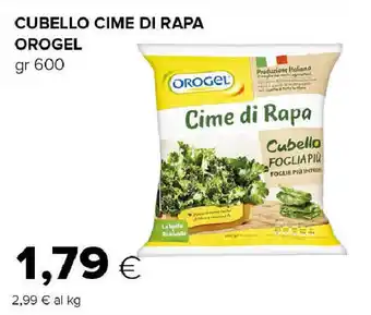 Oasi Cubello cime di rapa OROGEL offerta