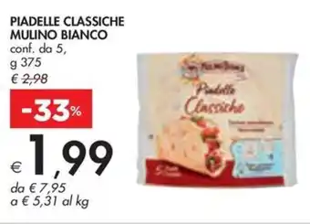 Bennet Piadelle classiche MULINO BIANCO offerta