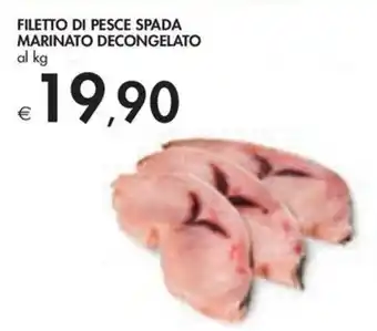 Bennet Filetto di pesce spada marinato decongelato offerta