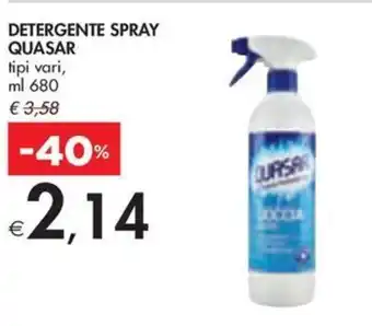 Bennet Detergente spray QUASAR offerta