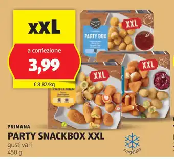 ALDI Primana party snackbox xxl offerta