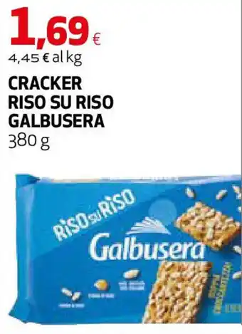 Extracoop Cracker riso su riso GALBUSERA offerta