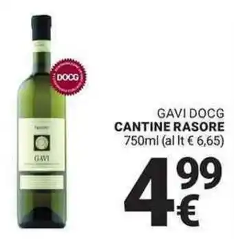 Supermercati Gulliver Gavi docg CANTINE RASORE offerta