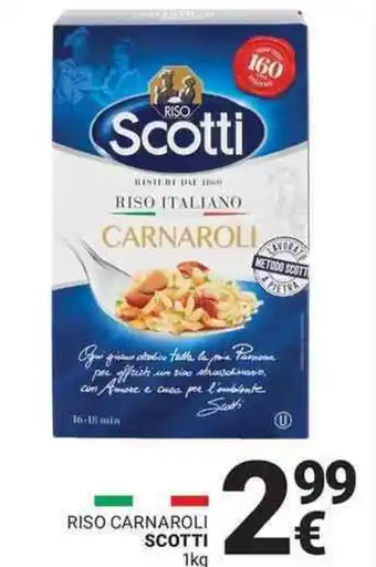 Supermercati Gulliver Riso carnaroli SCOTTI offerta
