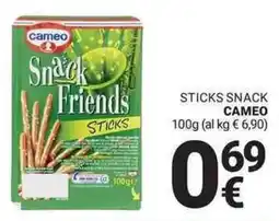 Supermercati Gulliver Sticks snack CAMEO offerta