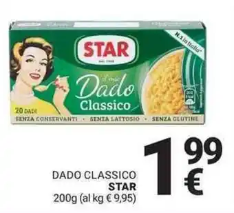 Supermercati Gulliver Dado classico STAR offerta