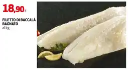 Ipercoop Filetto di baccalà bagnato offerta