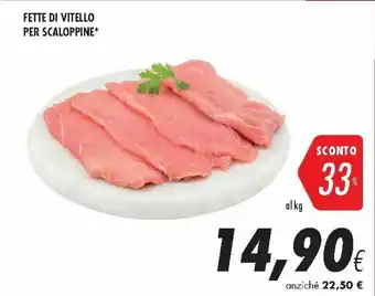 Coop Fette Di Vitello Per Scaloppine offerta
