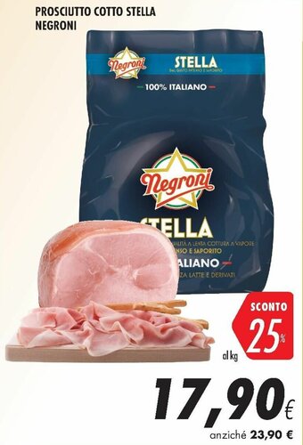 Coop Negroni Prosciutto Cotto Stella offerta