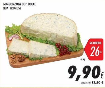 Coop Gorgonzola DOP Dolce Quattrorose offerta