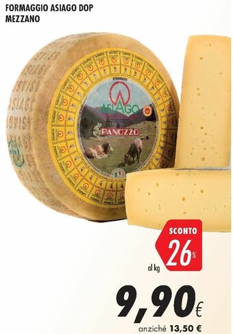 Coop Formaggio Asiago DOP Mezzano offerta