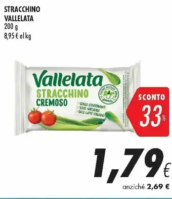 Coop Vallelata Stracchino 200g offerta