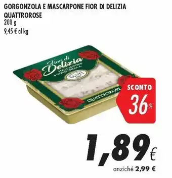 Fior Di Delizia Quattrorose Gorgonzola E Mascarpone