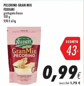 Coop Ferrari Pecorino Gran Mix 100g offerta