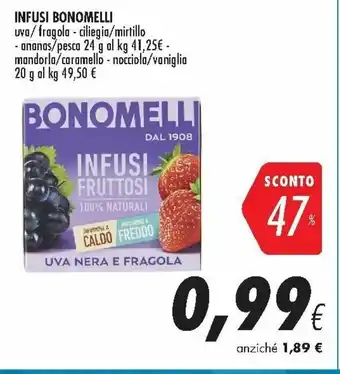 Coop Bonomelli Infusi 24 g offerta