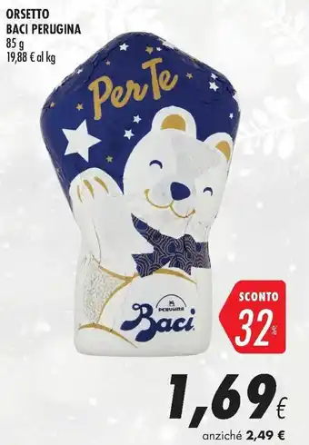 Coop Baci Perugina Orsetto 85g offerta