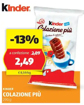 ALDI Kinder colazione più offerta