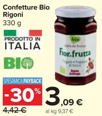 Carrefour Market Confetture bio rigoni offerta