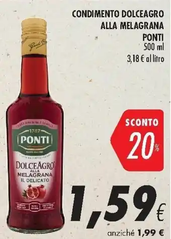 Ponti Condimento Dolceagro Alla Melagrana 500 ml