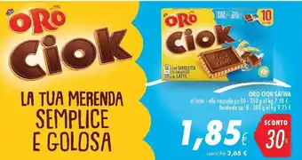 Coop Oro Ciok Saiwa 250g offerta