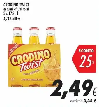 Coop Crodino Twist 3 x 175 ml offerta