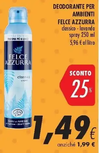 Coop Felce Azzurra Deodorante Per Ambienti 250ml offerta